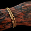 Japanese 12-Cut 18K Gold Kihei Bracelet – 20.81g Unisex