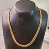 Japanese-Made 18K Gold Heart Biz Necklace – Unisex 49.91g