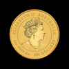2020 Perth Mint Year of the Mouse 2oz gold coin reverse featuring Queen Elizabeth II portrait and 200 Dollars denomination