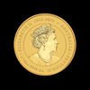 2024 Perth Mint Lunar Year of the Dragon 1/10oz gold bullion coin reverse featuring Queen Elizabeth II portrait and 15 Dollars denomination