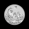 2026 Perth Mint Lunar Year of the Horse 1oz silver bullion coin featuring mare and foal design