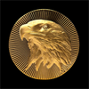 Scottsdale Eagle Stacker® 1 oz Gold Round