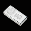 The Perth Mint 1kg silver cast bar close-up featuring 999.9 fine silver and Perth Mint swan logo