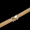 Japanese - Made 18K Gold Heart Biz Bracelet – Unisex – 17.95g