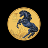 2026 Australian Lunar Series III Year of the Horse 1/10oz Coloured Gold Bullion Coin