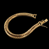 Japanese 12-Cut 18K Gold Kihei Bracelet – 51.15g Unisex