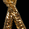 Japanese 12-Cut 18K Gold Kihei Necklace – 60.54g 60cm Unisex