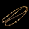 Japanese 12-Cut 18K Gold Kihei Necklace – 70.62g 70cm Unisex