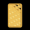 The Perth Mint Kangaroo 10oz Gold Minted Bar