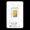 PAMP Suisse 2.5g Rosa 999.9 fine gold minted bar in assay card showing certification details